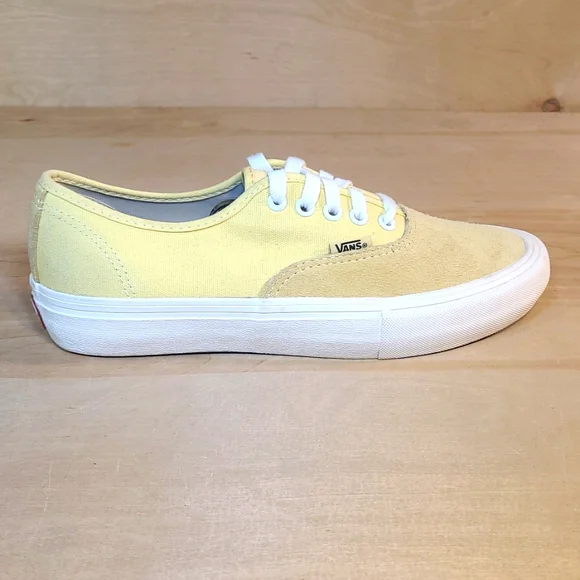 Vans Shoes Vans Pro Ultracush Yellow Canvas Suede Unisex Shoes